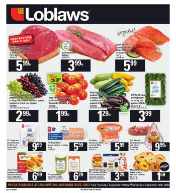 Loblaws Flyer - September 19, 2024 - September 25, 2024.