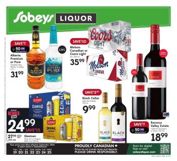 Sobeys Liquor Flyer - September 19, 2024 - September 25, 2024.