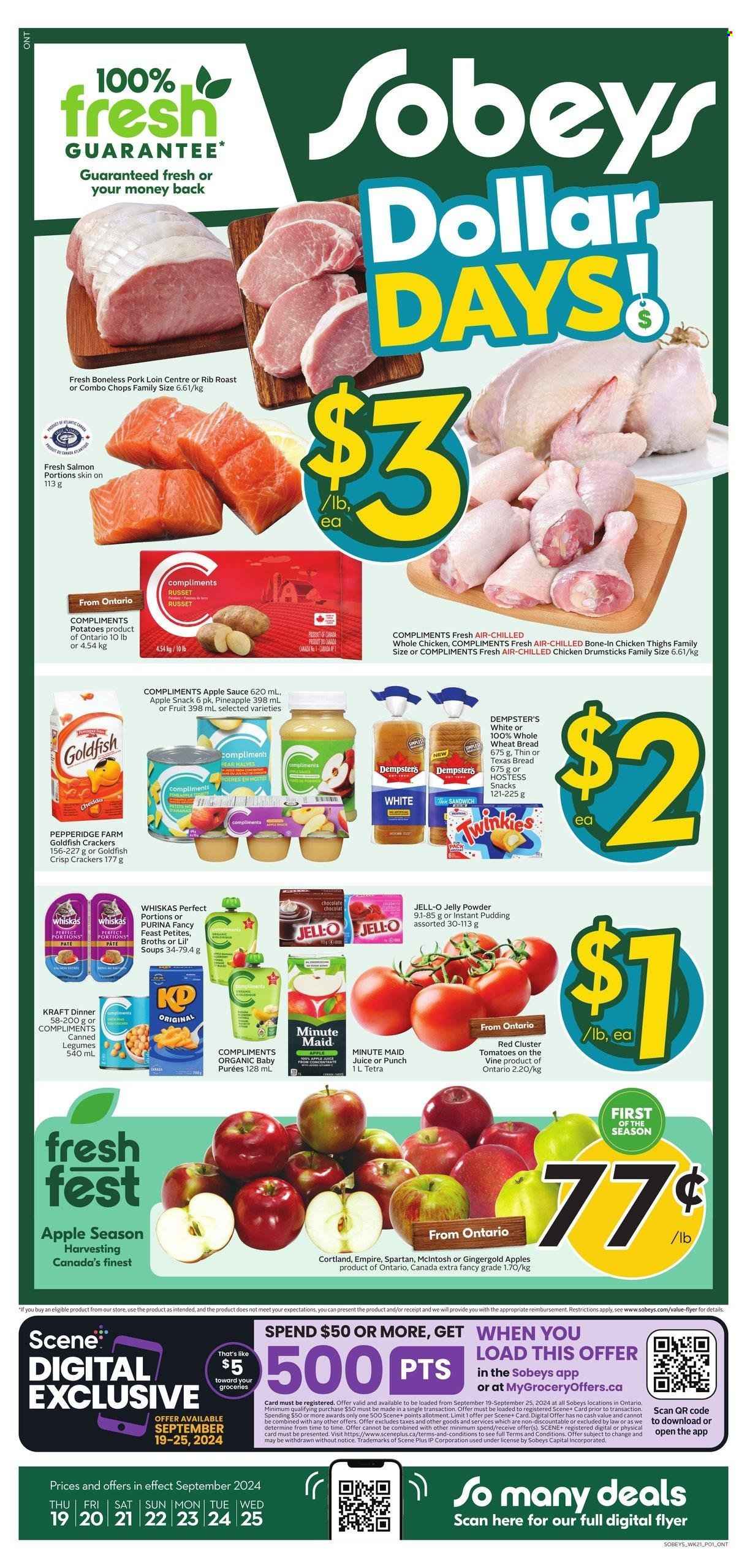 Sobeys flyer - September 19, 2024 - September 25, 2024. Page 1