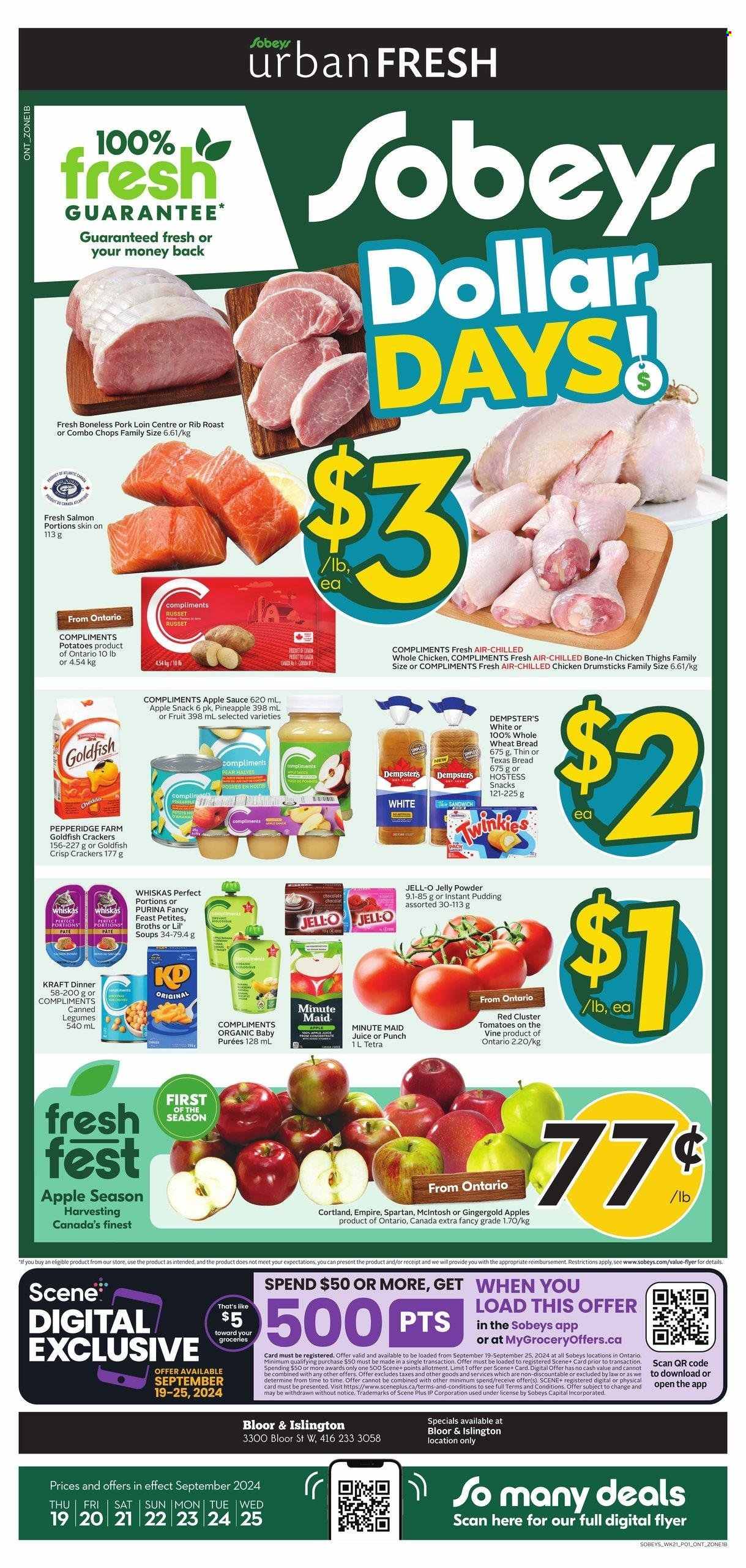Sobeys Urban Fresh flyer - September 19, 2024 - September 25, 2024. Page 1