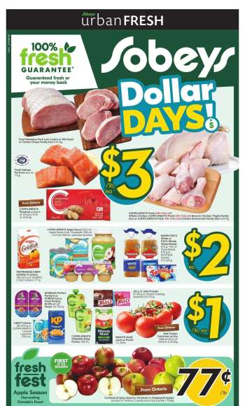Sobeys Urban Fresh Flyer - September 19, 2024 - September 25, 2024.