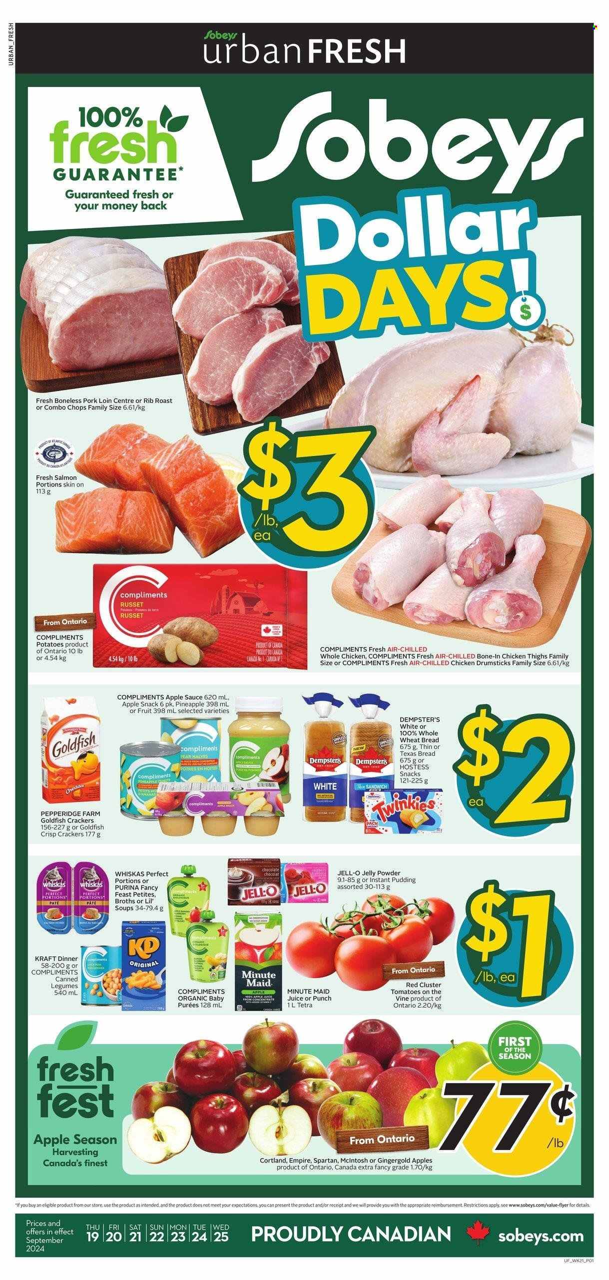Sobeys Urban Fresh flyer - September 19, 2024 - September 25, 2024. Page 1