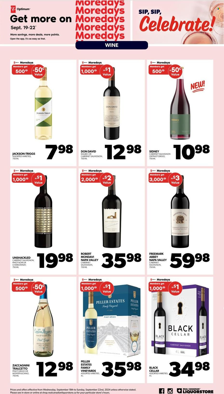 Real Canadian Liquorstore flyer - September 19, 2024 - September 22, 2024. Page 4