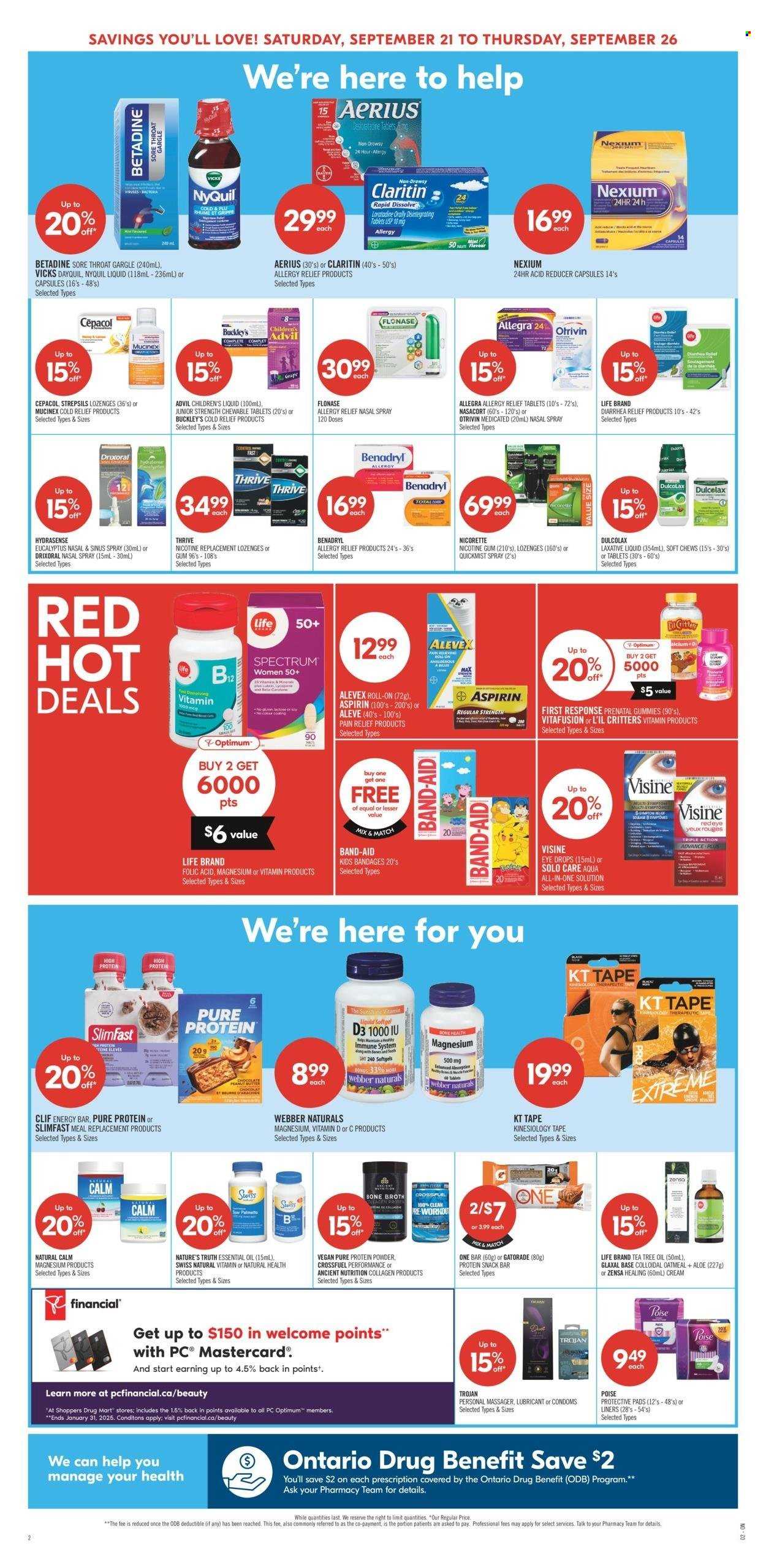 Shoppers Drug Mart flyer - September 21, 2024 - September 26, 2024. Page 4