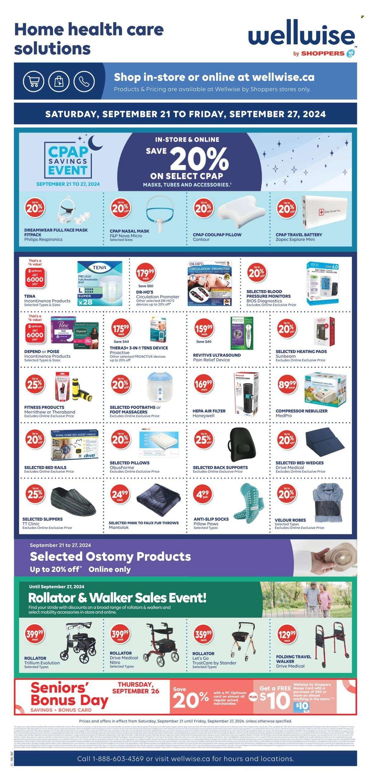 Shoppers Drug Mart flyer - September 21, 2024 - September 26, 2024. Page 21