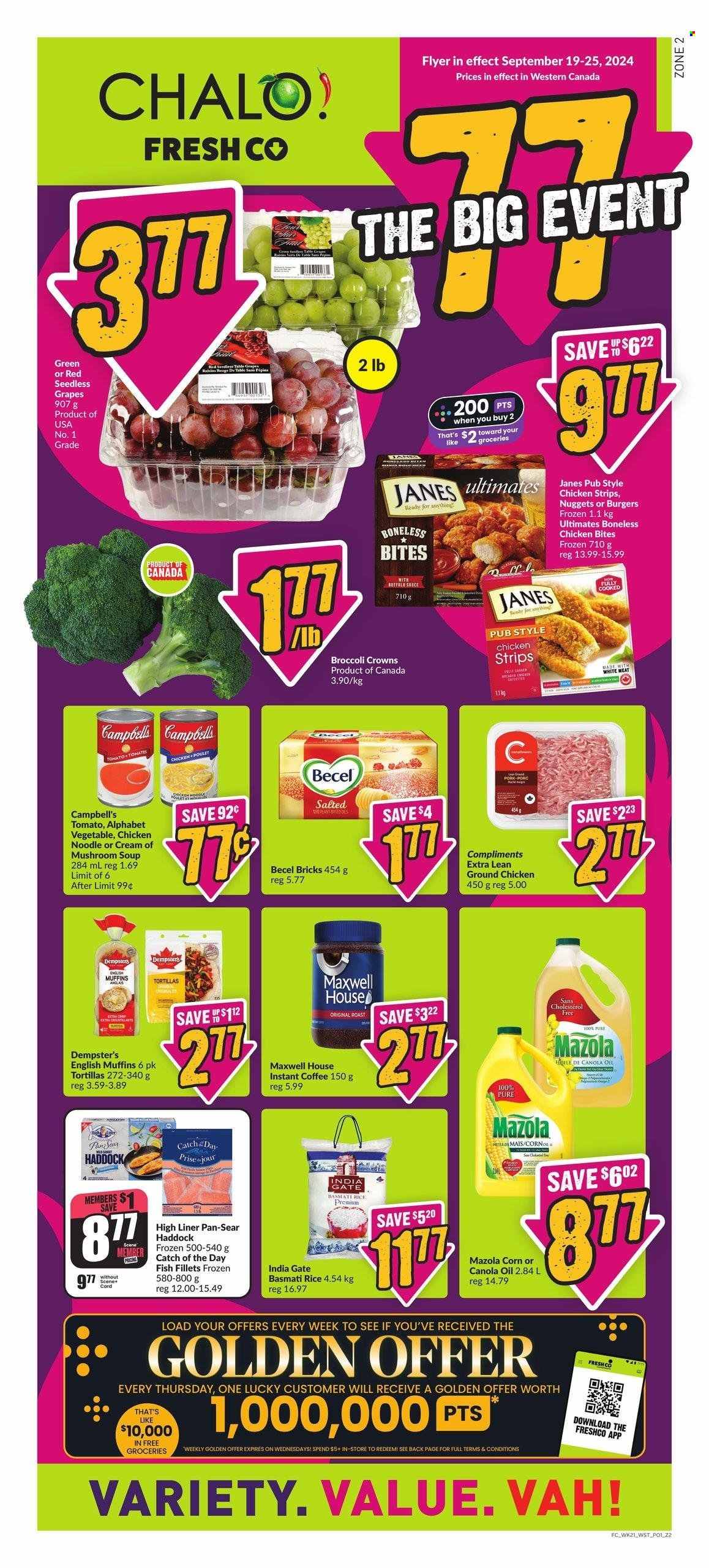 Chalo! FreshCo. flyer - September 19, 2024 - September 25, 2024. Page 1