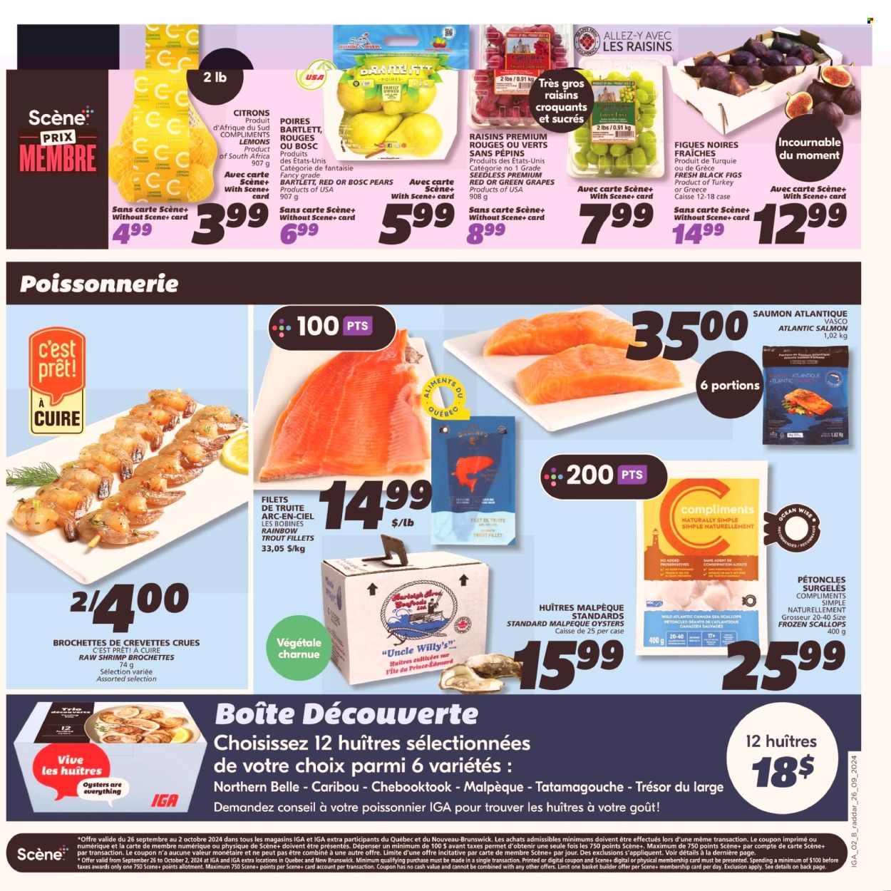 IGA flyer - September 26, 2024 - October 02, 2024. Page 6