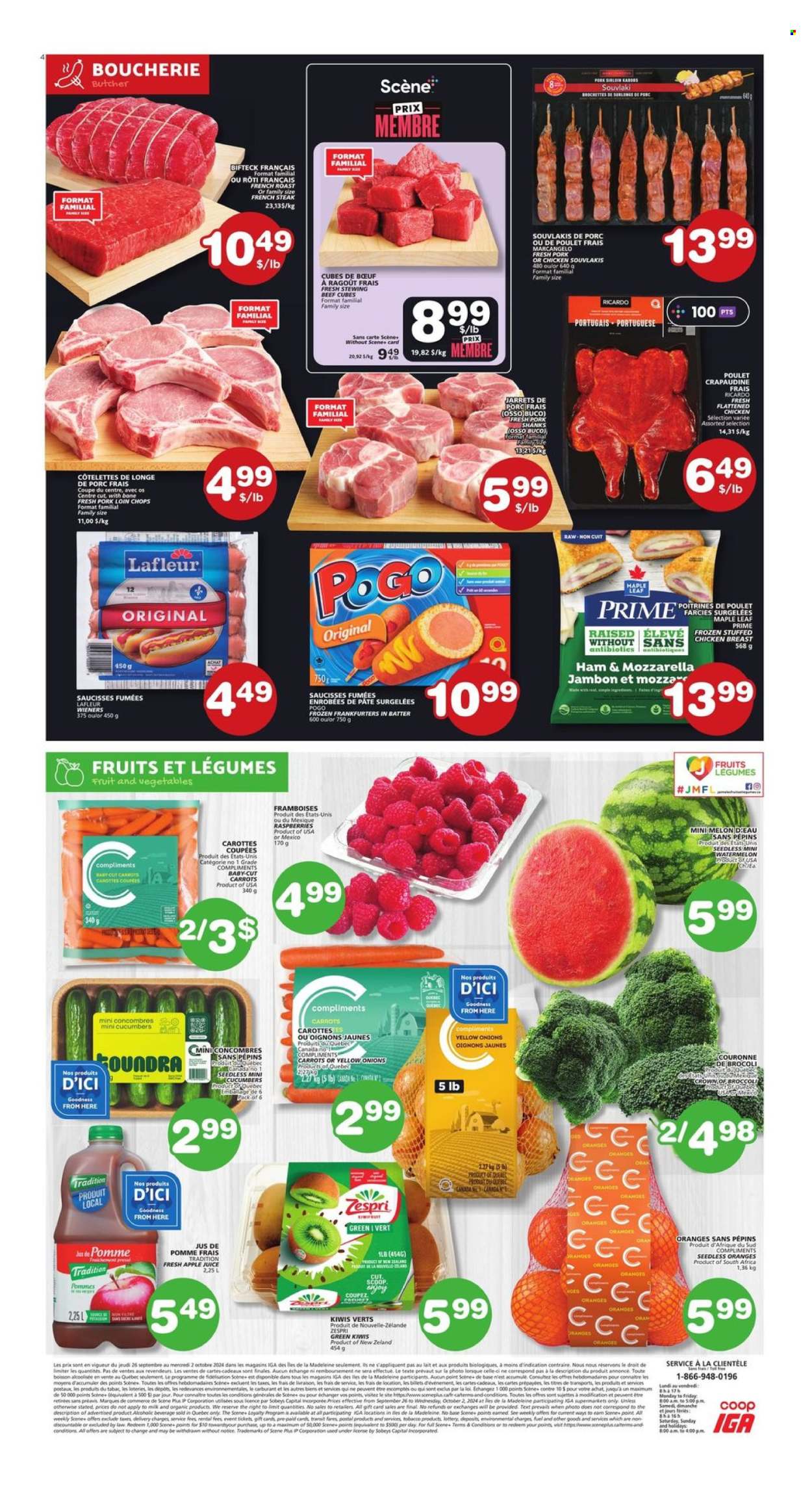 IGA flyer - September 26, 2024 - October 02, 2024. Page 4