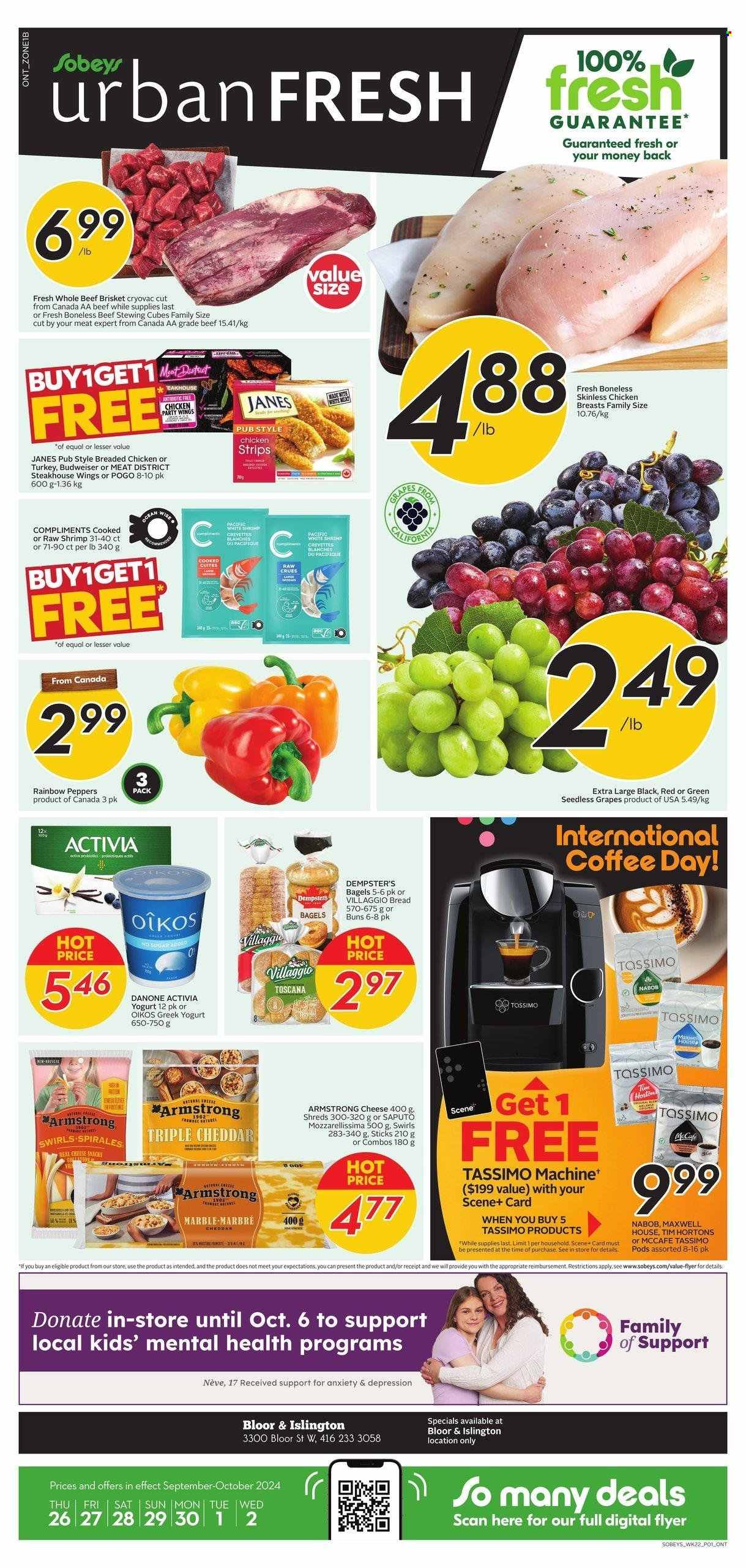 Sobeys Urban Fresh flyer - September 26, 2024 - October 02, 2024. Page 1