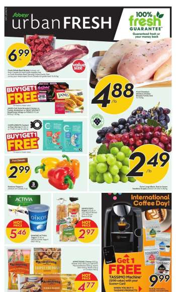Circulaire Sobeys Urban Fresh - 26 Septembre 2024 - 02 Octobre 2024.