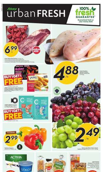 Sobeys Urban Fresh Flyer - September 26, 2024 - October 02, 2024.