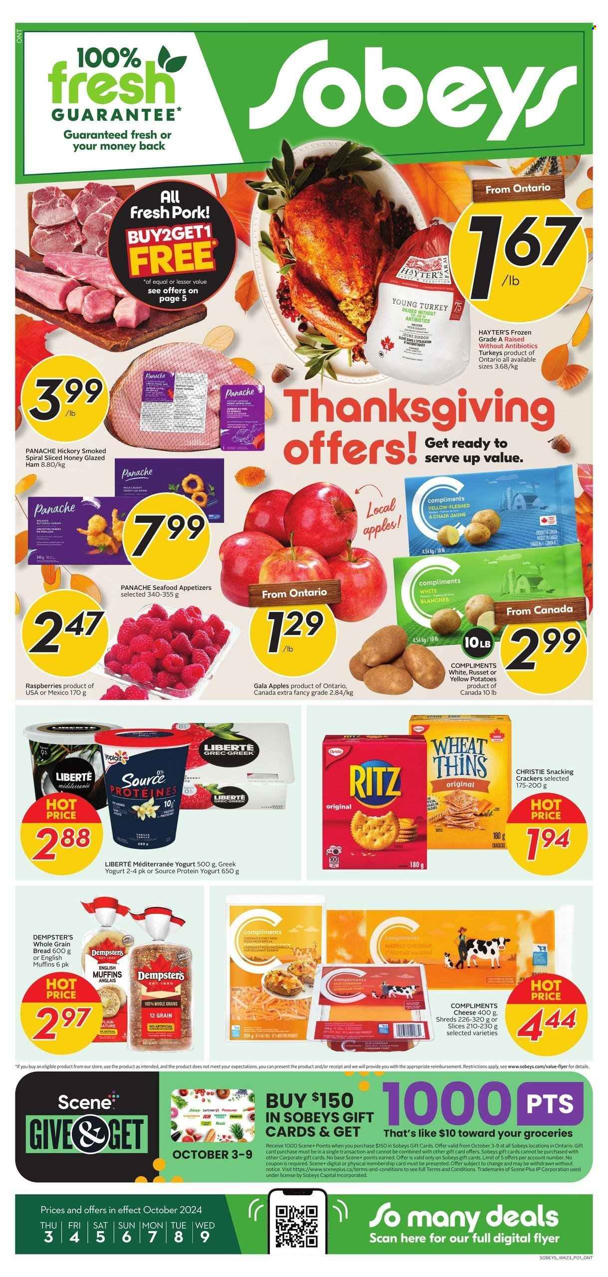 Sobeys flyer - October 03, 2024 - October 09, 2024. Page 1