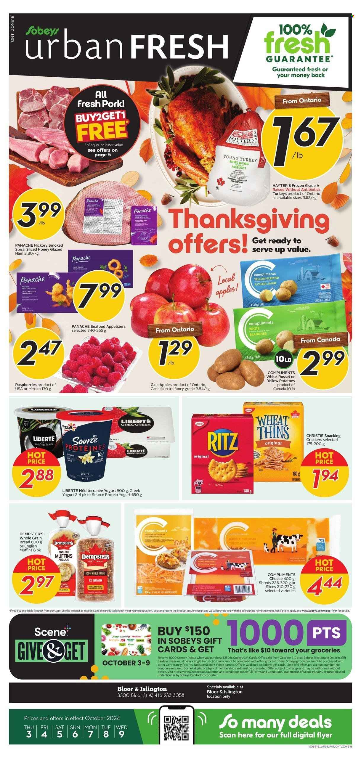 Sobeys Urban Fresh flyer - October 03, 2024 - October 09, 2024. Page 1