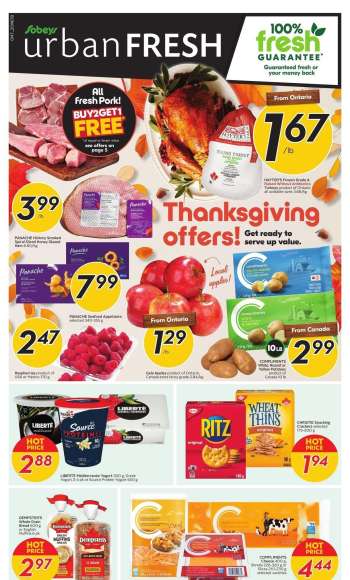 Sobeys Urban Fresh Flyer - October 03, 2024 - October 09, 2024.