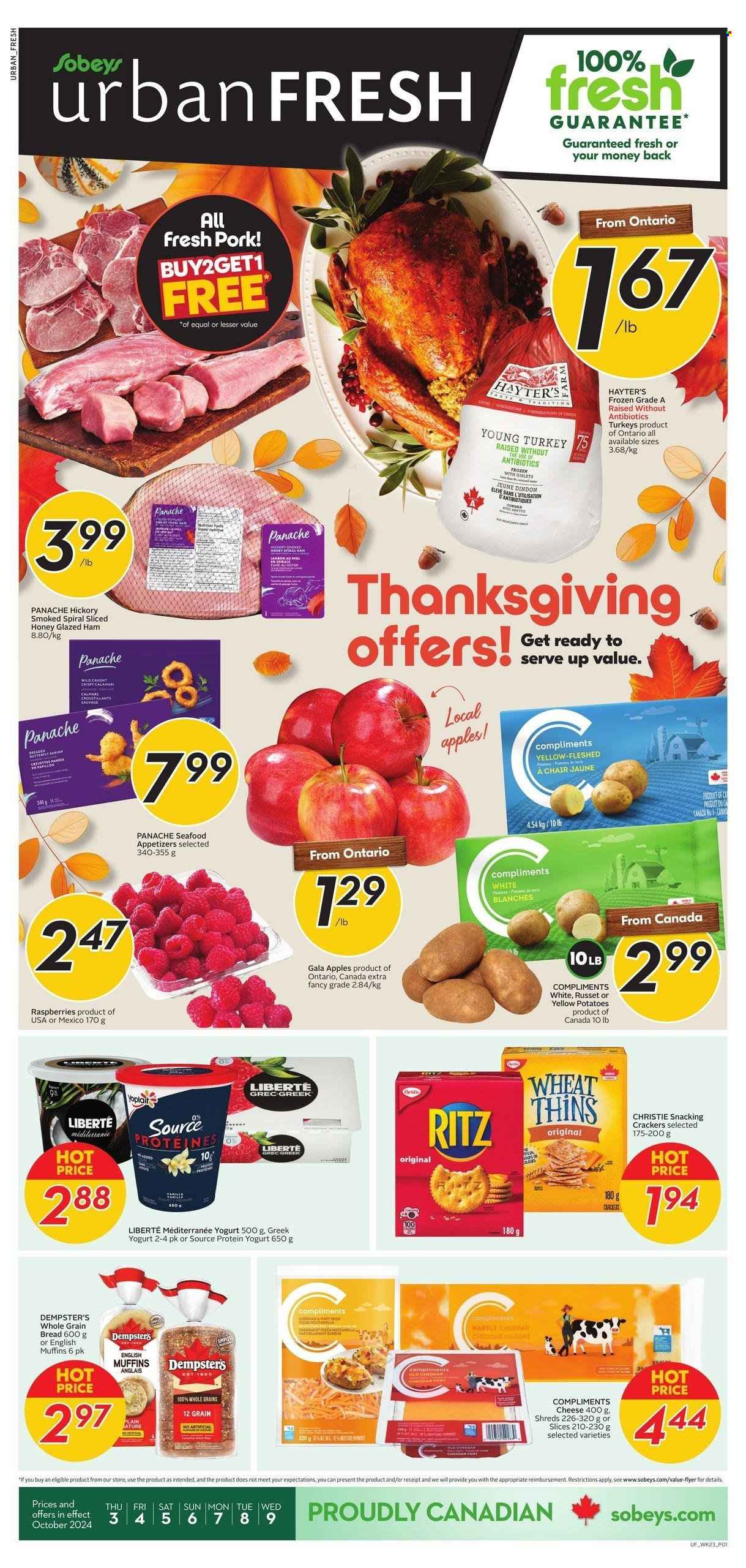 Sobeys Urban Fresh flyer - October 03, 2024 - October 09, 2024. Page 1