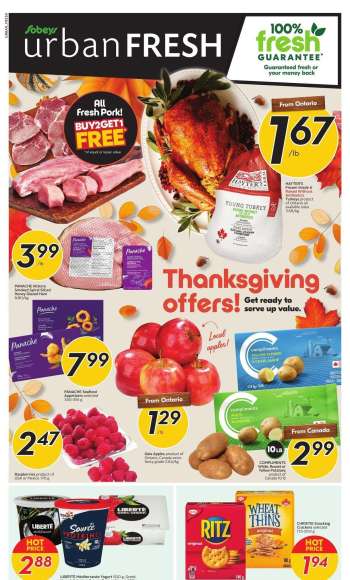 Sobeys Urban Fresh Flyer - October 03, 2024 - October 09, 2024.