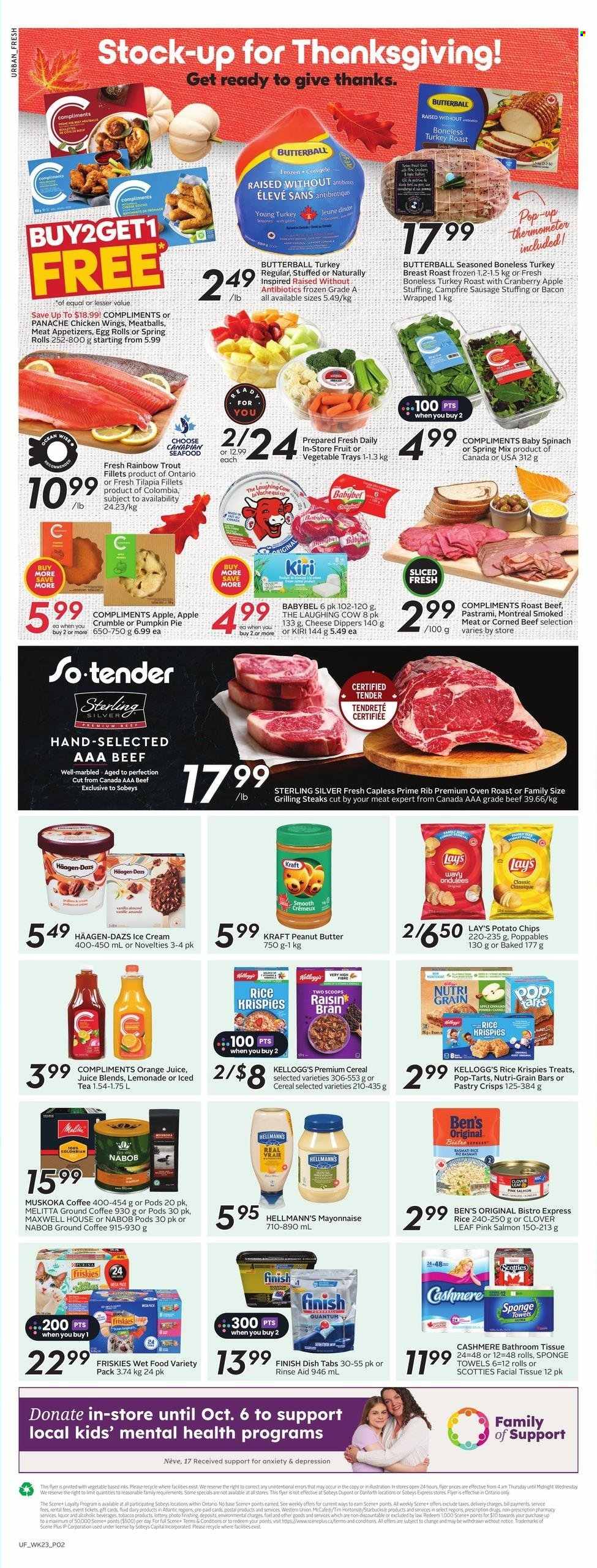 Sobeys Urban Fresh flyer - October 03, 2024 - October 09, 2024. Page 4