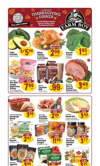 Farm Boy Flyer - October 03, 2024 - October 09, 2024.
