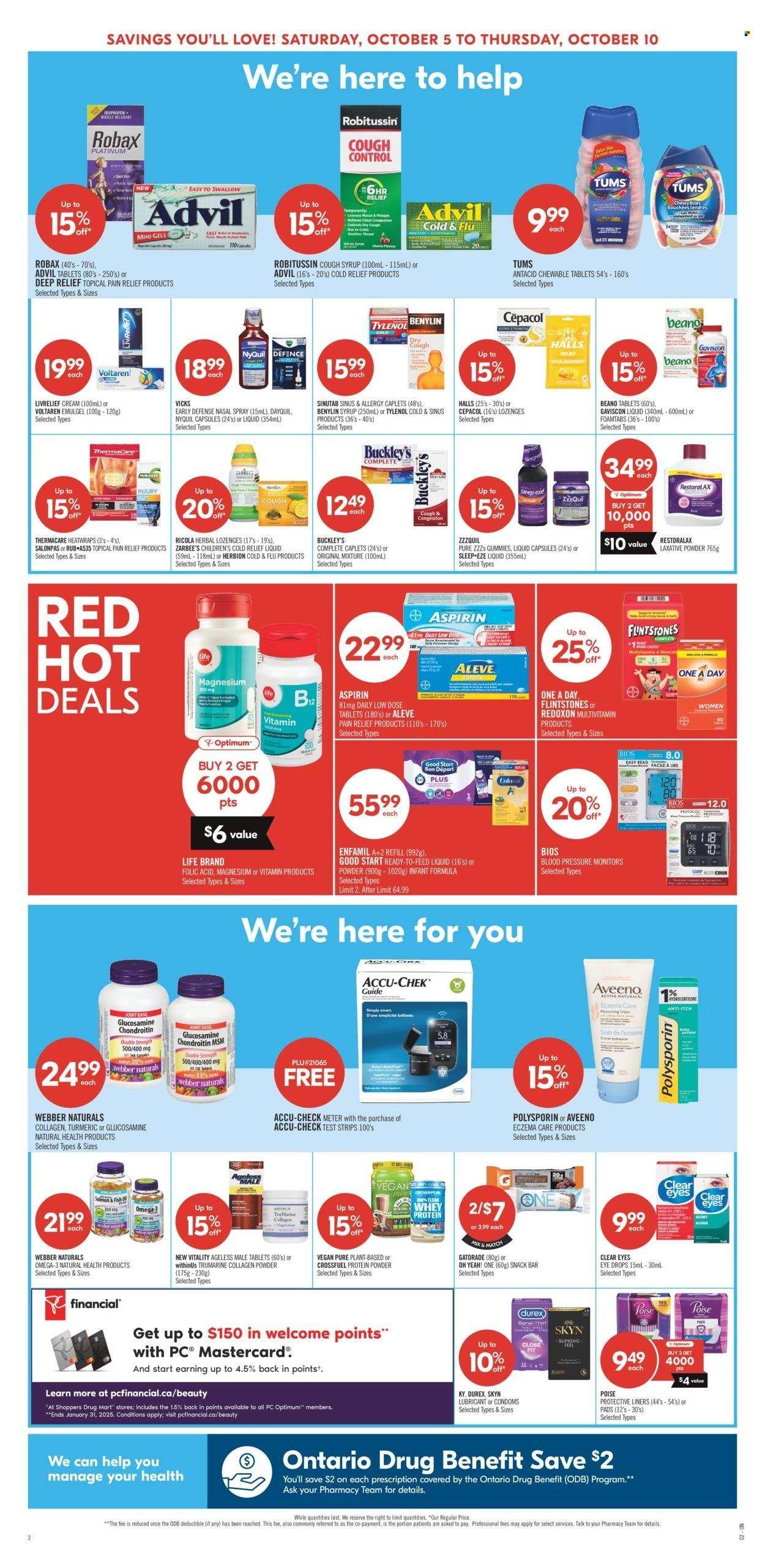 Shoppers Drug Mart flyer - October 05, 2024 - October 10, 2024. Page 4
