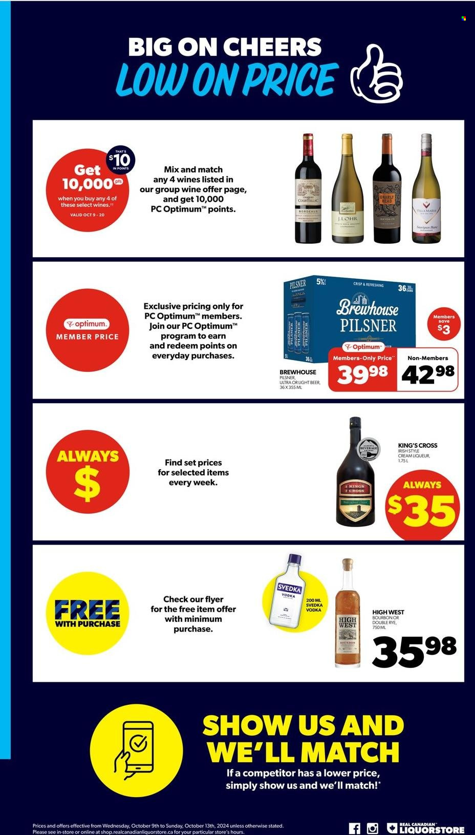 Real Canadian Liquorstore flyer - October 09, 2024 - October 13, 2024. Page 10