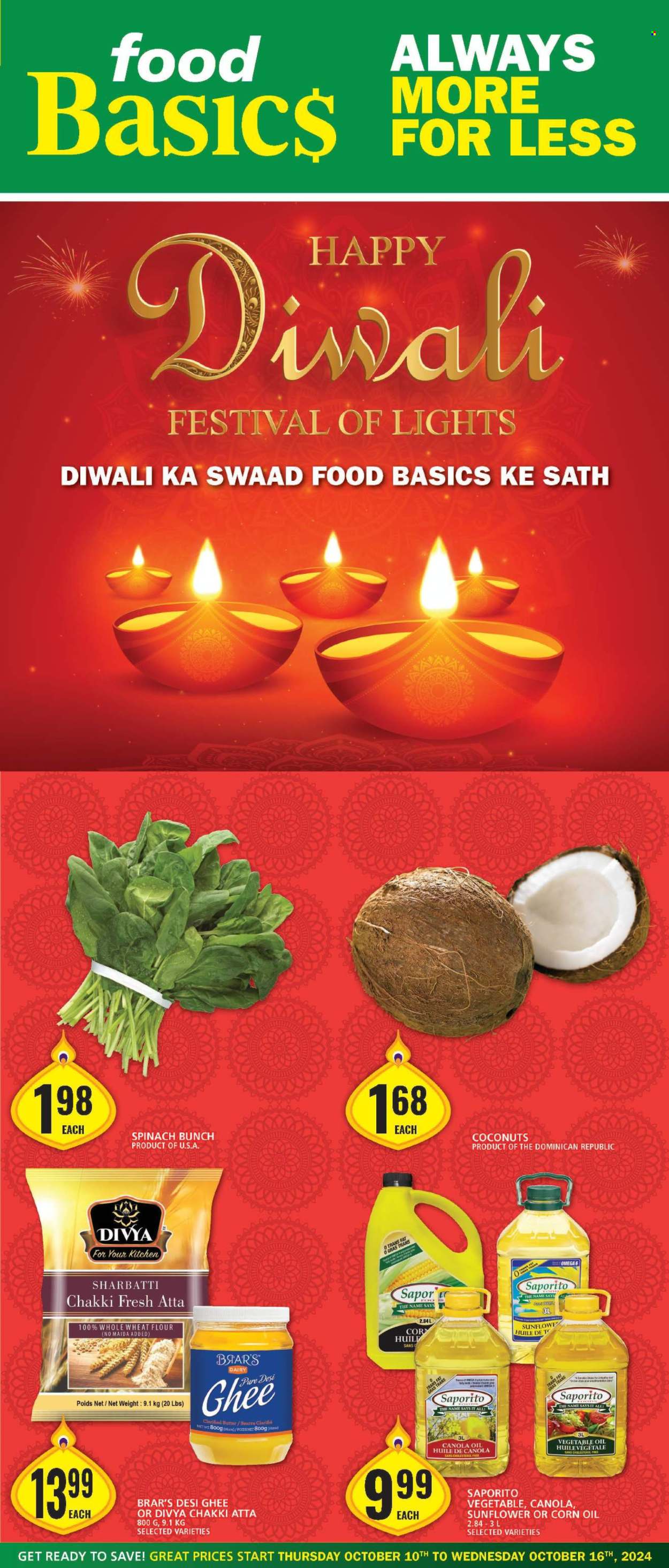 Food Basics flyer - October 10, 2024 - October 16, 2024. Page 1