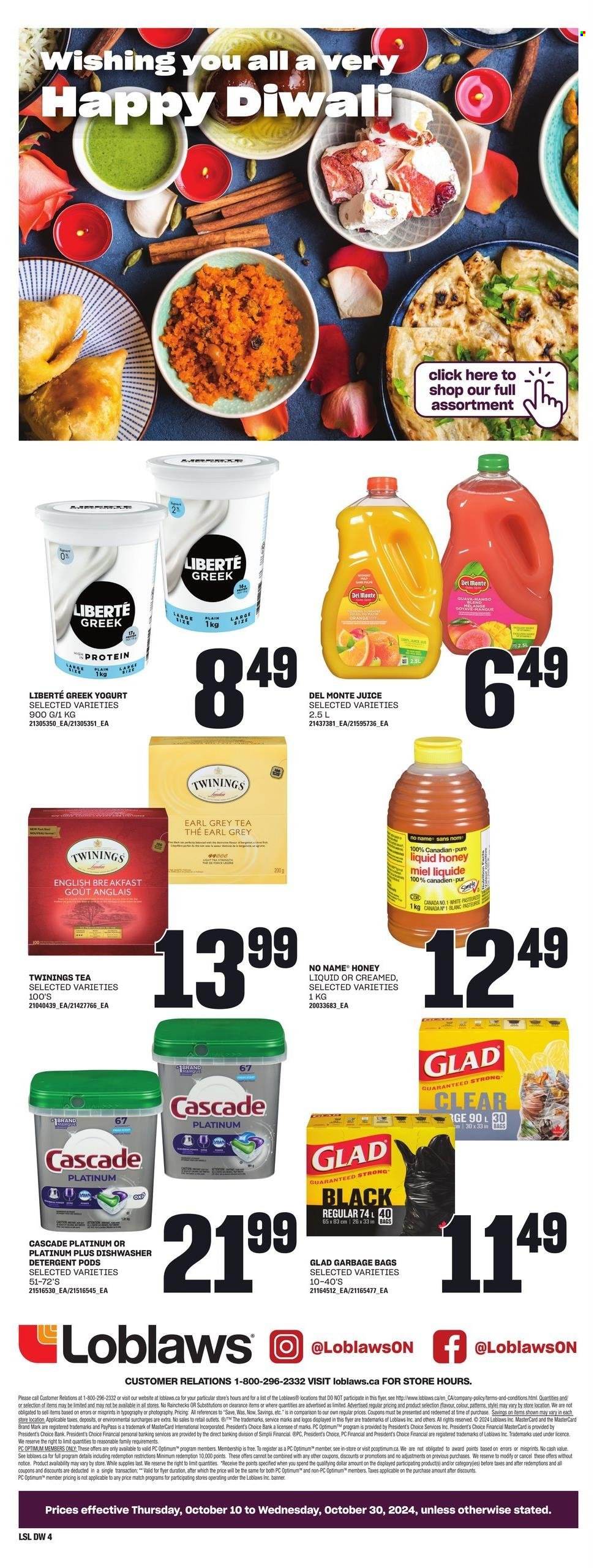 Loblaws flyer - October 10, 2024 - October 30, 2024. Page 4