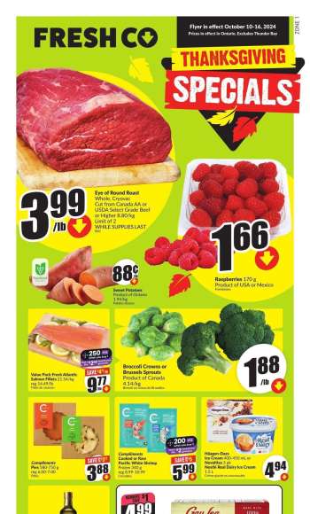 Circulaire FreshCo. - 10 Octobre 2024 - 16 Octobre 2024.