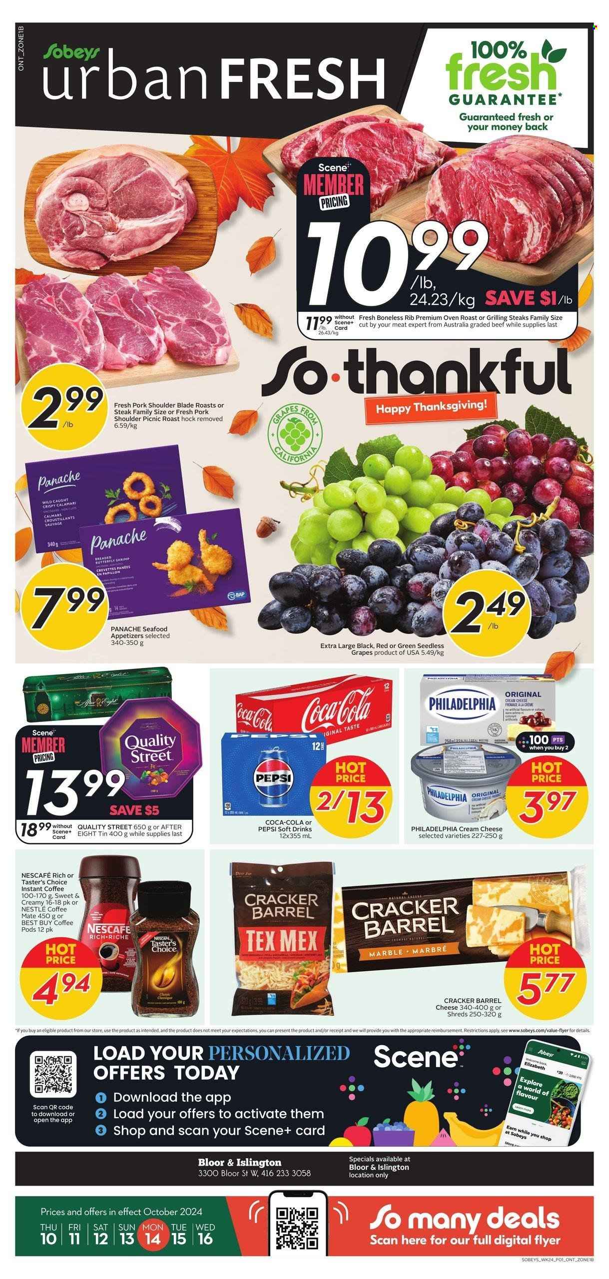 Sobeys Urban Fresh flyer - October 10, 2024 - October 16, 2024. Page 1