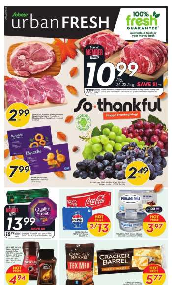 Sobeys Urban Fresh Flyer - October 10, 2024 - October 16, 2024.
