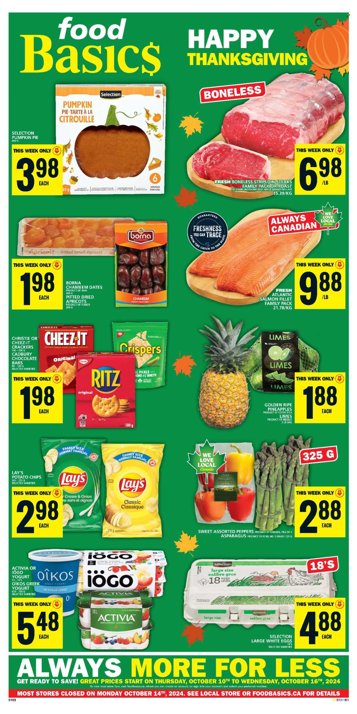 Food Basics flyer - October 10, 2024 - October 16, 2024. Page 1