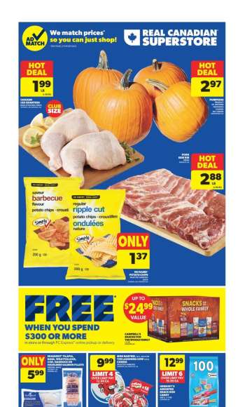 Real Canadian Superstore Flyer - October 17, 2024 - October 23, 2024.