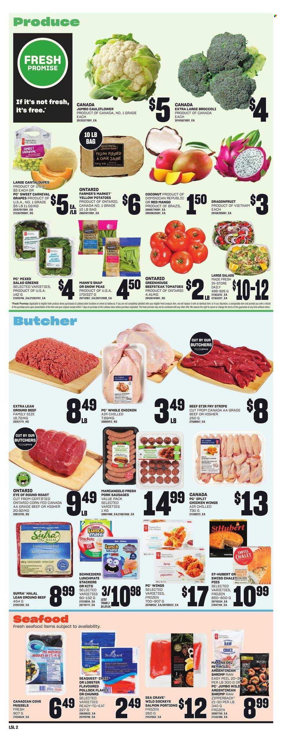 Loblaws flyer - October 17, 2024 - October 23, 2024. Page 3