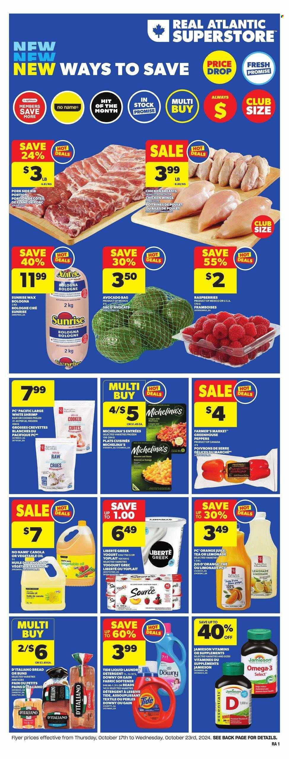 Atlantic Superstore flyer - October 17, 2024 - October 23, 2024. Page 1