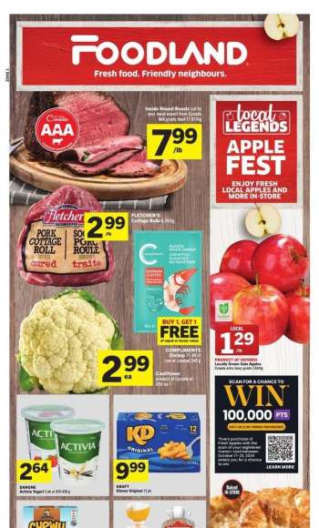 Foodland Flyer - October 17, 2024 - October 23, 2024.