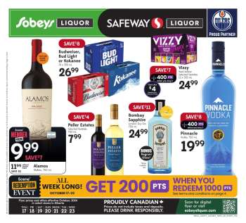 Sobeys Liquor Flyer - October 17, 2024 - October 23, 2024.