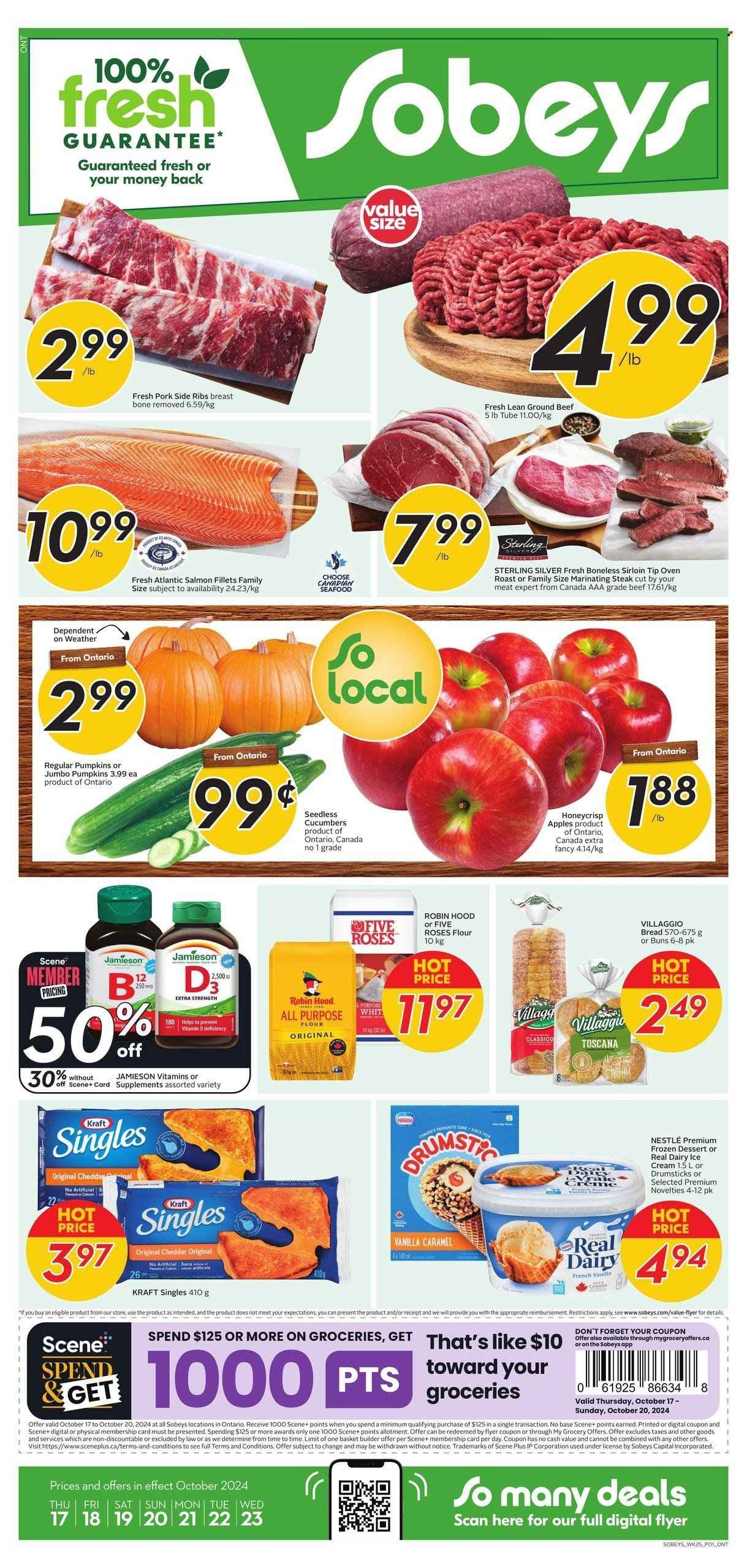 Sobeys flyer - October 17, 2024 - October 23, 2024. Page 1