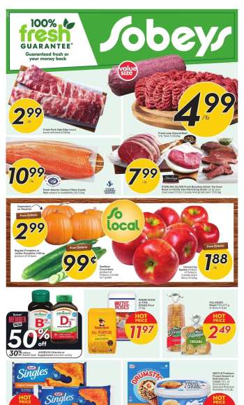 Sobeys Flyer - October 17, 2024 - October 23, 2024.
