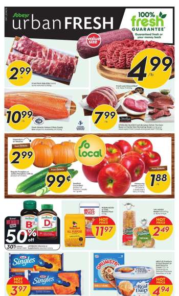 Sobeys Urban Fresh Flyer - October 17, 2024 - October 23, 2024.