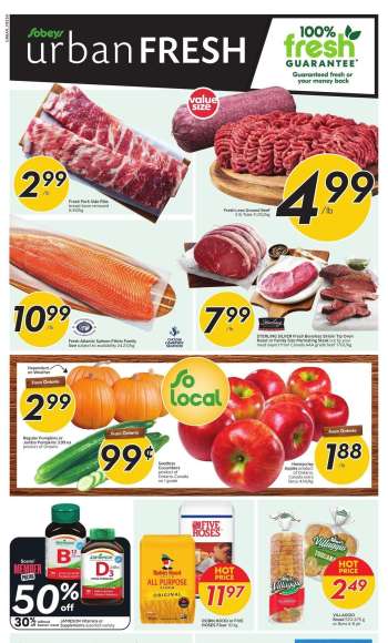 Circulaire Sobeys Urban Fresh - 17 Octobre 2024 - 23 Octobre 2024.