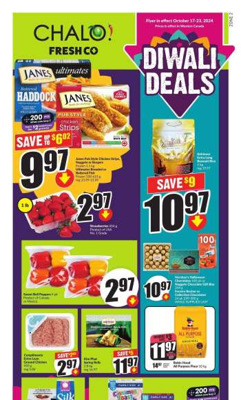 Chalo! FreshCo. Flyer - October 17, 2024 - October 23, 2024.