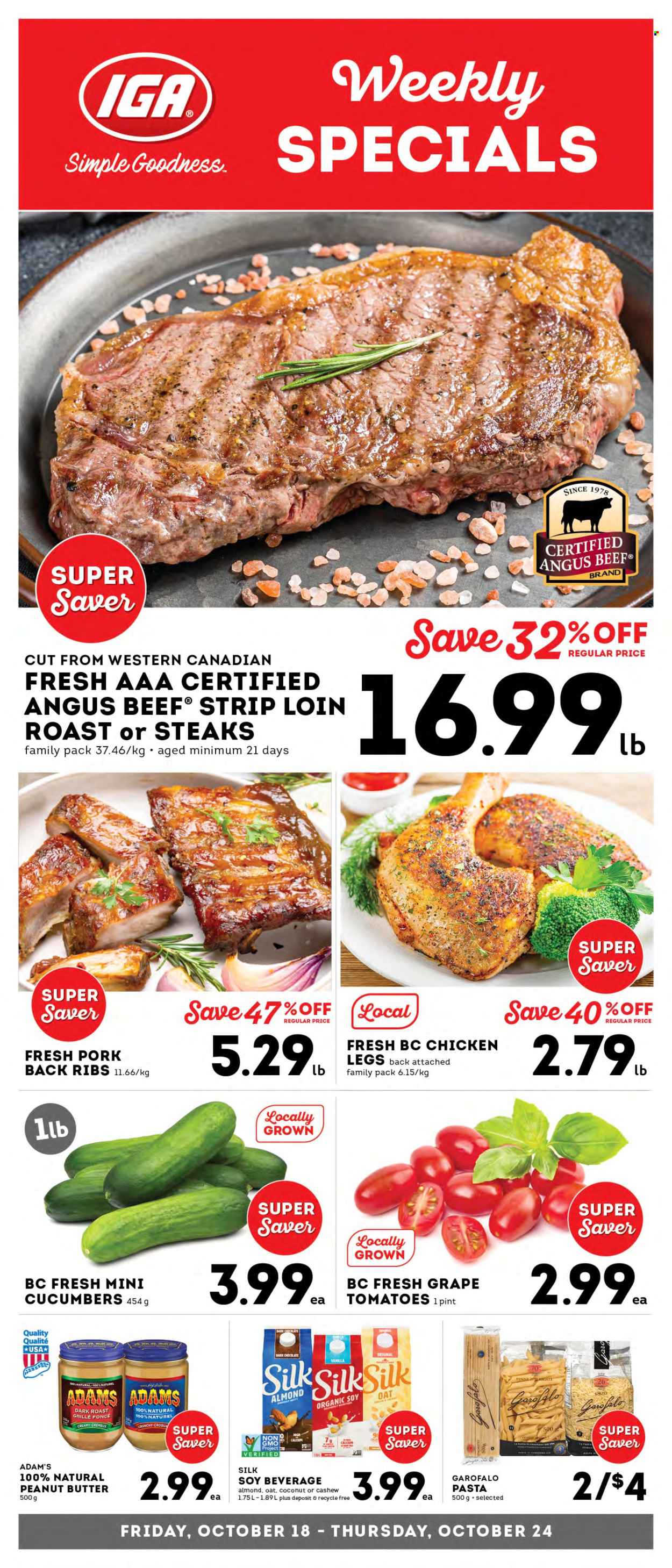 IGA Simple Goodness flyer - October 18, 2024 - October 24, 2024. Page 1