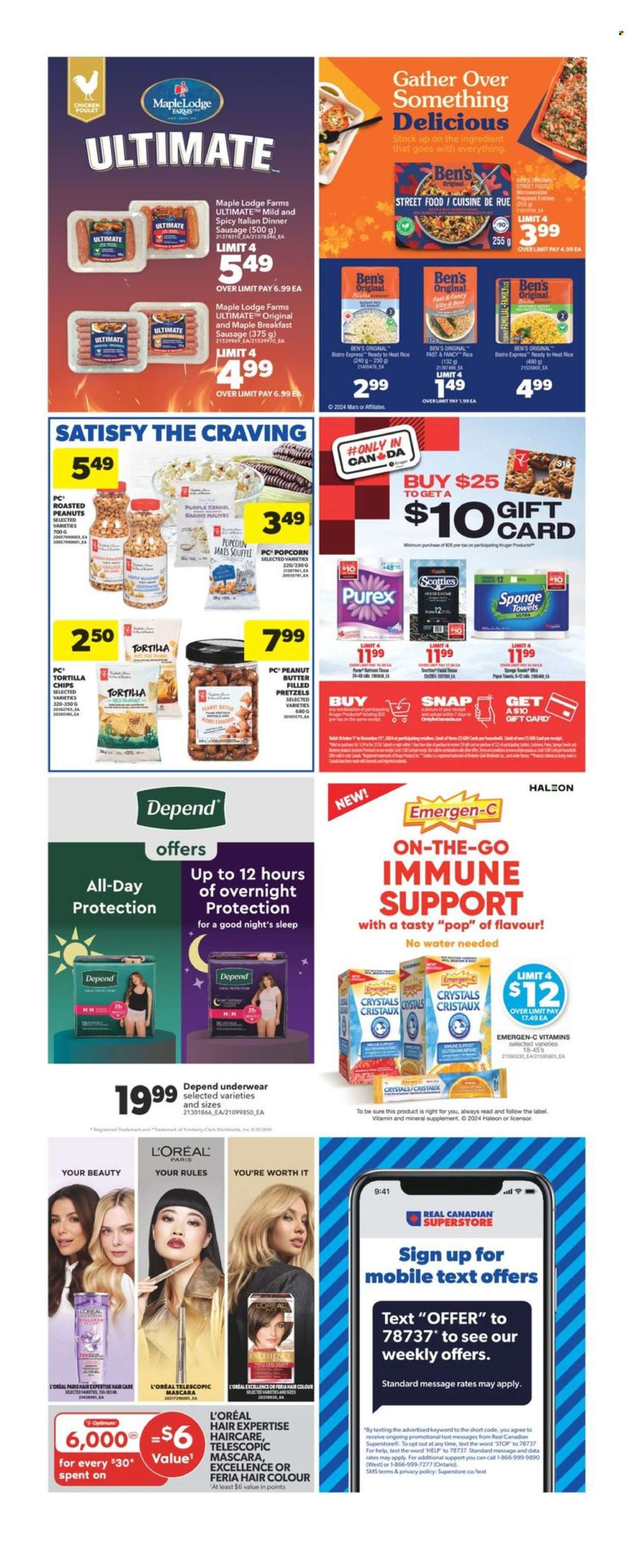 Real Canadian Superstore flyer - October 24, 2024 - October 30, 2024. Page 26