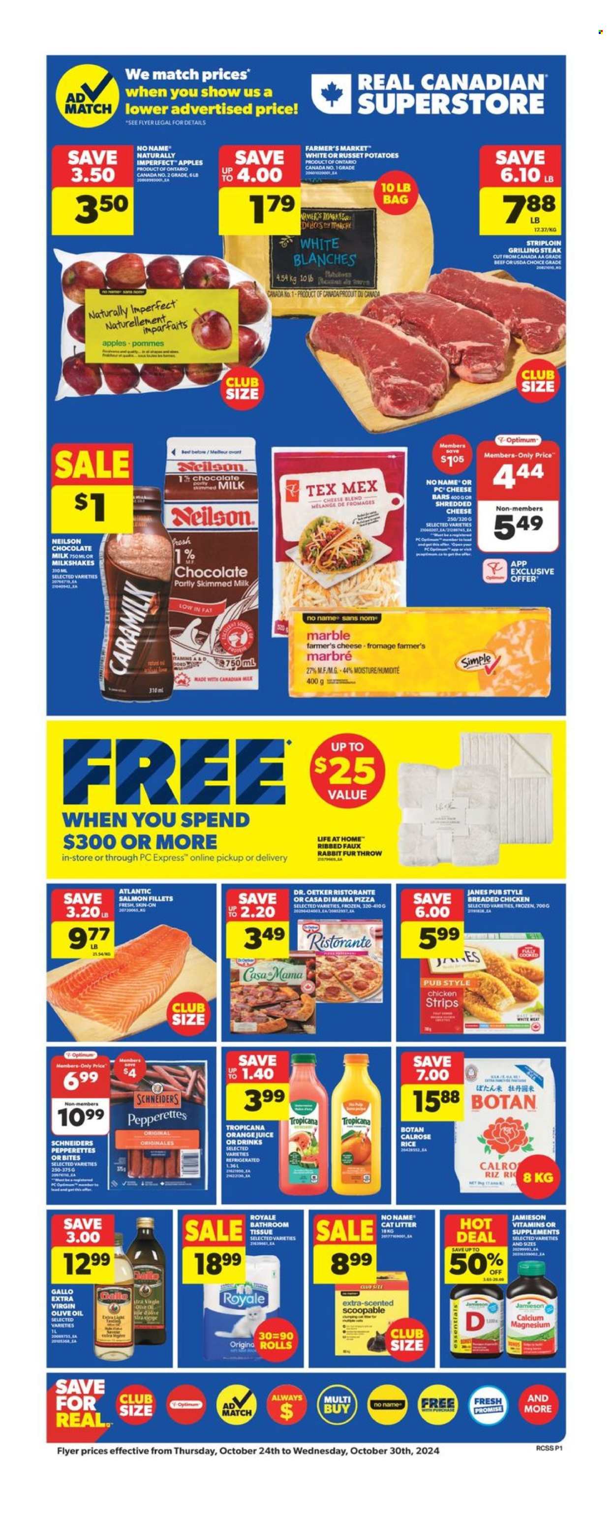 Real Canadian Superstore flyer - October 24, 2024 - October 30, 2024. Page 1