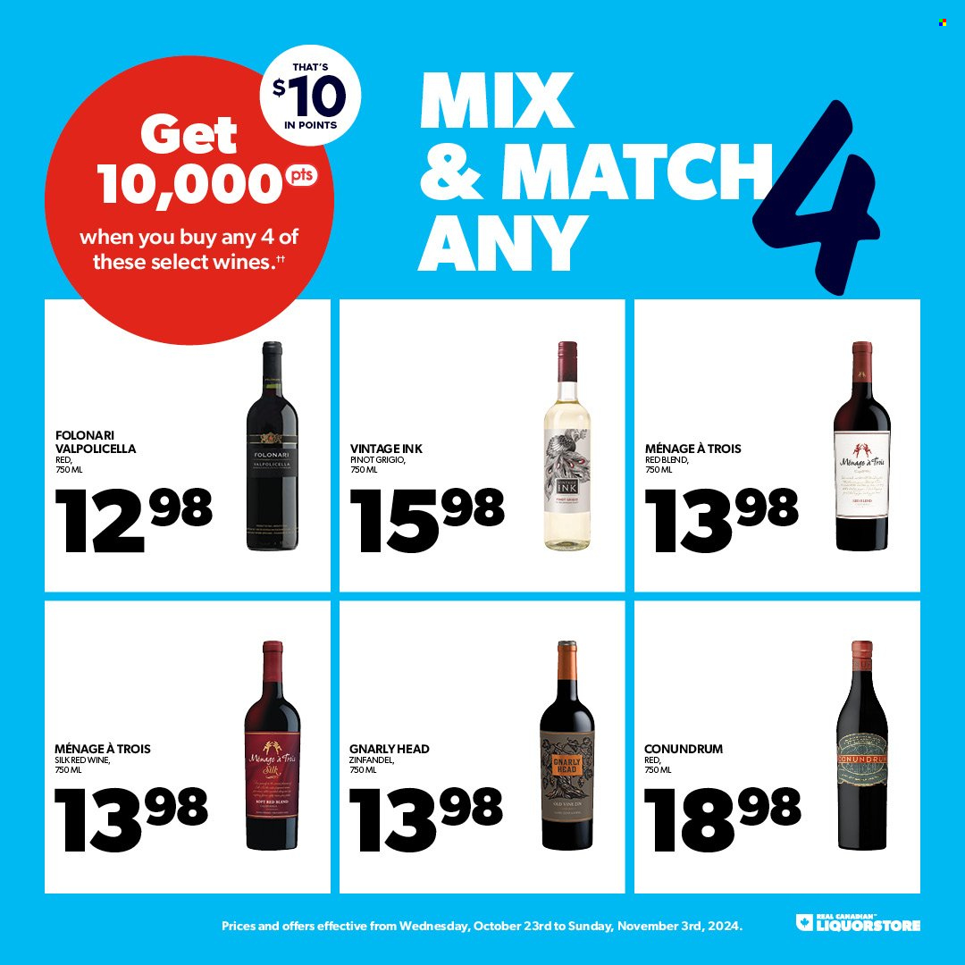 Real Canadian Liquorstore flyer - October 23, 2024 - October 27, 2024. Page 12