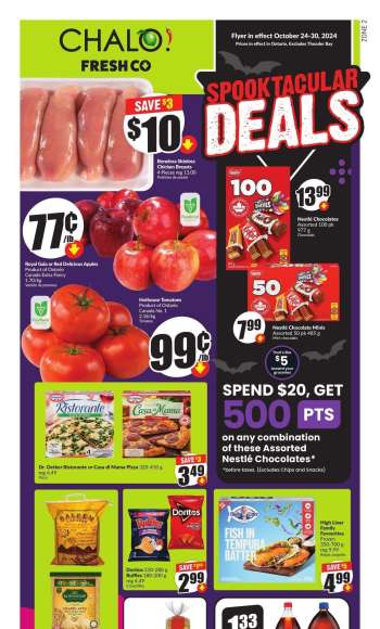 FreshCo. Flyer - October 24, 2024 - October 30, 2024.