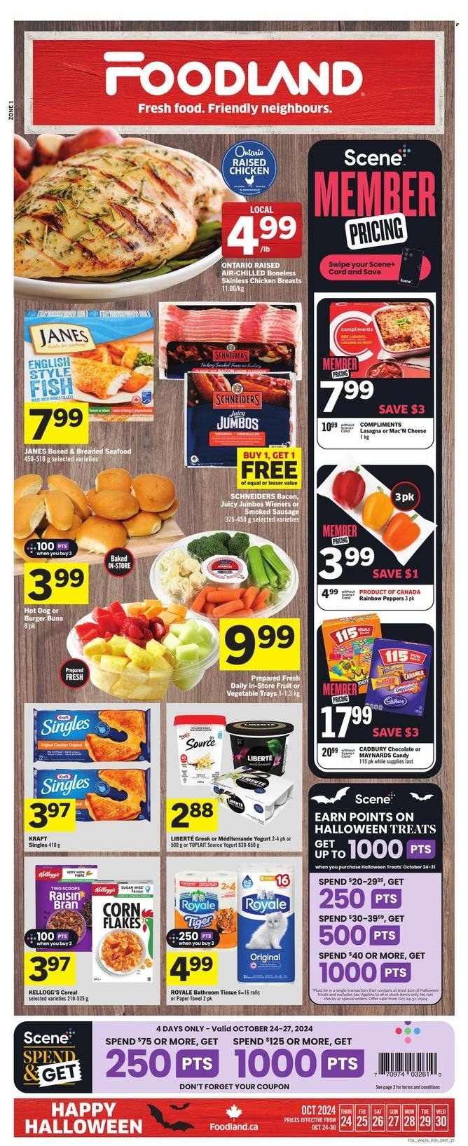 Foodland flyer - October 24, 2024 - October 30, 2024. Page 1