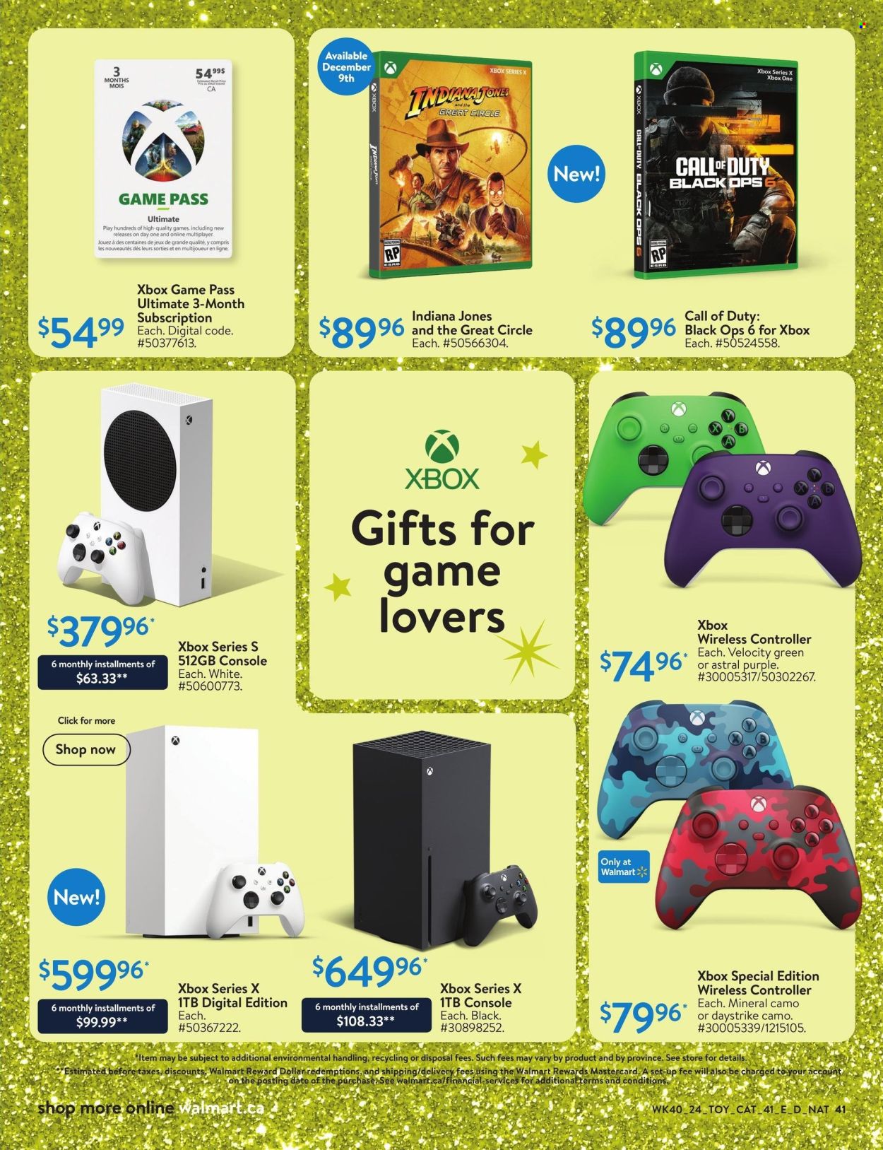 Walmart flyer - October 24, 2024 - December 24, 2024. Page 54
