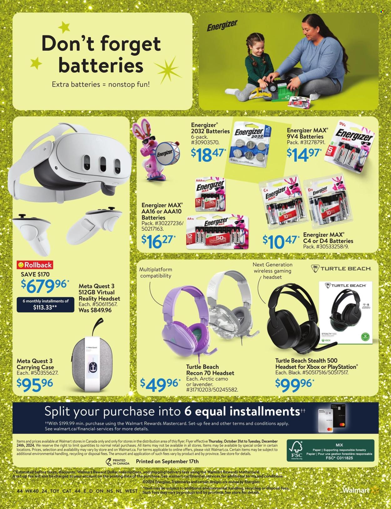 Walmart flyer - October 24, 2024 - December 24, 2024. Page 57