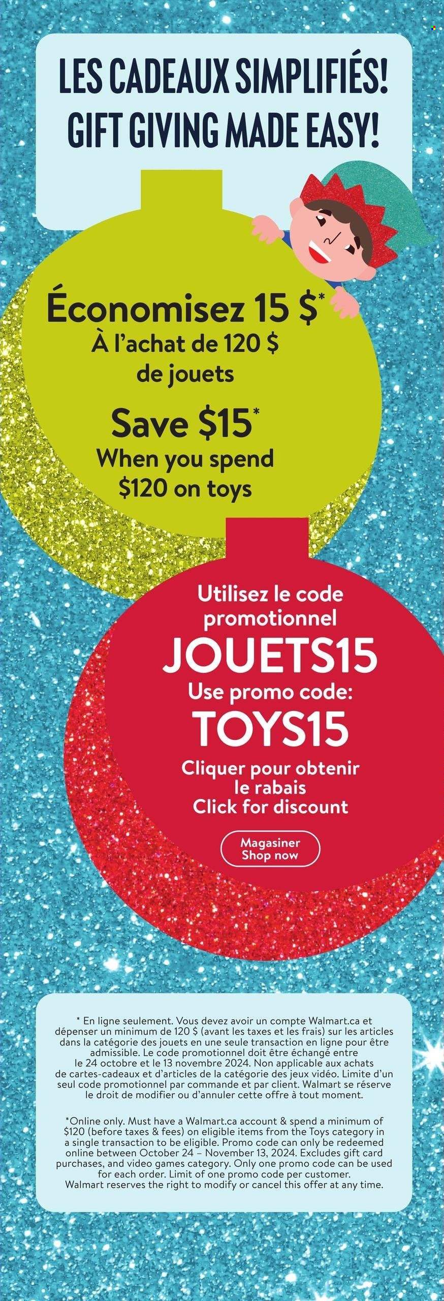 Walmart flyer - October 24, 2024 - December 24, 2024. Page 2