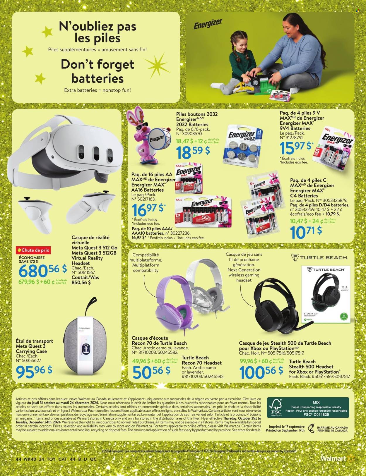 Walmart flyer - October 24, 2024 - December 24, 2024. Page 57